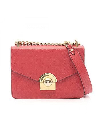 Prada Prada PRADA Shoulder Bag Handbag Saffiano Leather Women's Red (view 1)