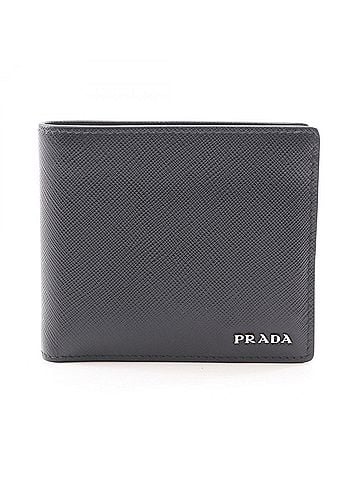 Prada Prada SAFFIANO BICOLO Bi-fold Wallet, Saffiano Leather, Men's, Black, 2M0738 (view 1)