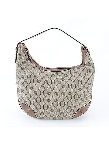Gucci Excellent condition Gucci GG Supreme Hobo 309618 Leather Shoulder Bag Tote Handbag for Women (view 1)