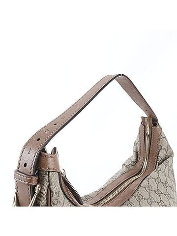 Gucci Excellent condition Gucci GG Supreme Hobo 309618 Leather Shoulder Bag Tote Handbag for Women (view 2)