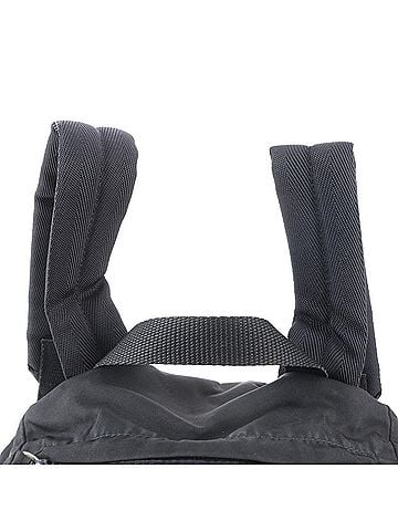 Prada Excellent condition Prada Tessuto nylon backpack/handbag with triangle logo, black, for women. (view 2)