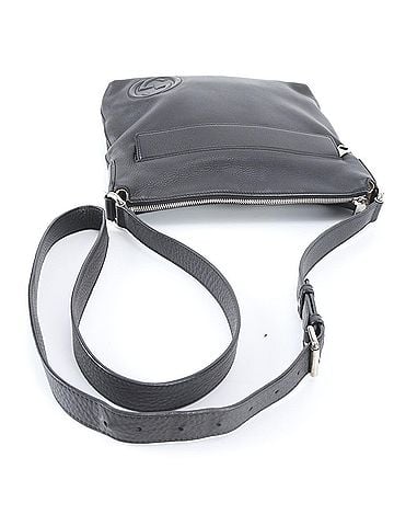 Gucci Excellent condition Gucci Interlocking G 322059 leather shoulder bag, crossbody messenger black, men's. (view 2)