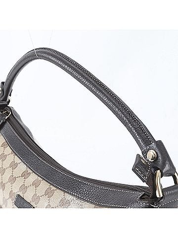 Gucci Excellent condition Gucci GG Crystal 293581 Leather Shoulder Bag/Handbag, Brown, Women's. (view 2)