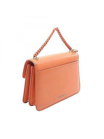 Bvlgari Bulgari BVLGARI Serpenti Forever 2-Way Handbag, Leather, Women's, Orange (view 2)