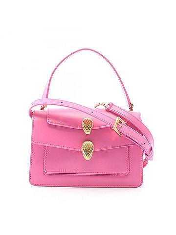 Bvlgari BVLGARI x ALEXANDER WANG Serpenti 2-Way Handbag, Leather, Women's, Pink (view 1)