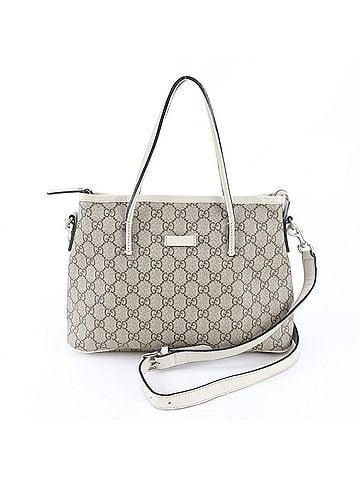 Gucci Excellent condition Gucci GG Supreme 353440 leather 2-way shoulder bag, crossbody handbag, tote bag for women. (view 1)