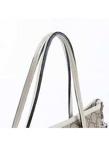 Gucci Excellent condition Gucci GG Supreme 353440 leather 2-way shoulder bag, crossbody handbag, tote bag for women. (view 2)