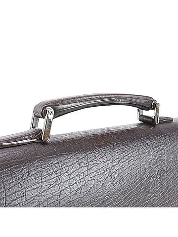Gucci Excellent condition Gucci 34045 leather handbag/briefcase/tote bag, brown, men's. (view 2)