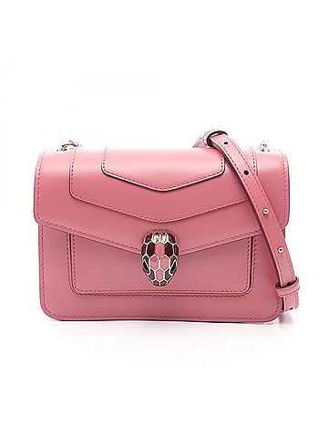Bvlgari BVLGARI Serpenti Forever Shoulder Bag/Handbag, Leather, Women's, Pink, 289673 (view 1)