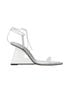 Good American Silver Wedges Size 5 - photo 2