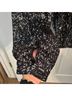 Zara Black Silver Track Pants Size M - photo 4