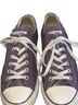 Converse 100% Canvas Solid Purple Sneakers Size 9 - photo 1