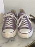 Converse 100% Canvas Solid Purple Sneakers Size 9 - photo 4