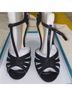 Blue by Betsey Johnson Black Heels Size 9 - photo 4
