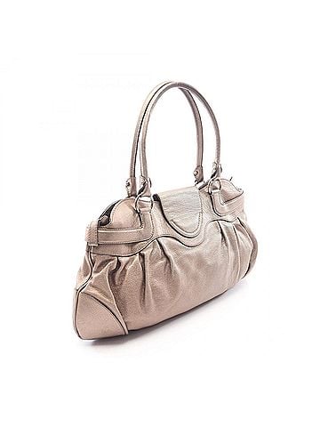 Salvatore Ferragamo Salvatore Ferragamo Marissa Gancini Handbag, Leather, Women's, Gold Tone, 21 5370 (view 2)