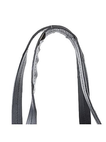 Prada Excellent condition Prada Tessuto nylon triangle logo leather tote bag/handbag/shoulder bag, black, men's. (view 2)