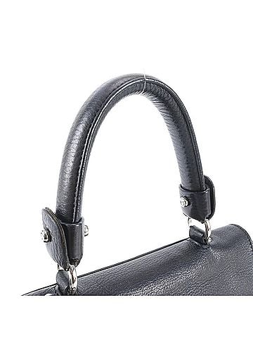 Salvatore Ferragamo Excellent condition Salvatore Ferragamo Gancini Sofia leather 2-way shoulder bag/crossbody bag/handbag, black, for women. (view 2)