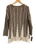 Style&Co Stripes Brown White Pullover Sweater Size M - photo 1