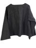 Ann Taylor LOFT Black Long Sleeve Blouse Size L - photo 2