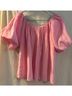 Easel Pink Short Sleeve Blouse Size L - photo 4