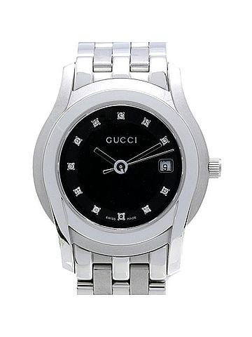 Gucci GUCCI G-Class 11-Diamond Watch YA055504 5500L Women's Stainless Steel 40444 (view 2)