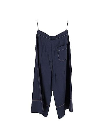 Peter Pilotto Peter Pilotto Culottes with Belt in Navy Blue Polyester (view 2)