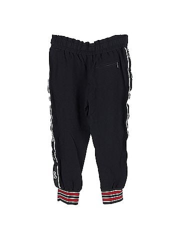 Dolce & Gabbana  Dolce & Gabbana Logo-Trimmed Jogger Pants in Black Cotton (view 2)