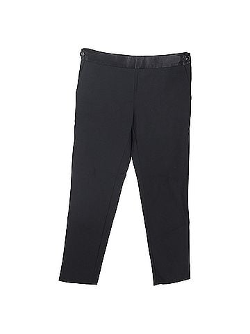 Victoria Beckham  Victoria Beckham Straight-Leg Trousers in Black Polyester  (view 1)