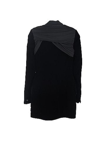 Alexander Wang  Alexander Wang Single-Breasted Paneled Blazer in Black Velvet (view 2)