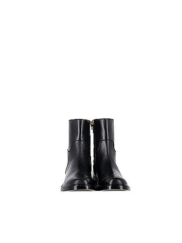 Tod's  Tod's T Timeless Ankle Boots in Black Calfskin Leather (view 2)