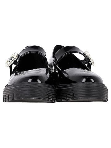Stuart Weitzman Stuart Weitzman Nolita Platform Mary Janes in Black Patent Leather (view 2)