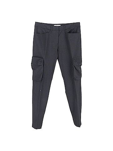 Prada Prada Straight-Leg Cargo Pants in Dark Grey Wool (view 1)