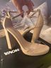 Fashion Nova 100% Suede Tan Heels Size 7 1/2 - photo 5