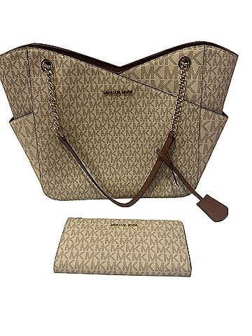 Michael Kors MK Tote Leather Tote (view 1)
