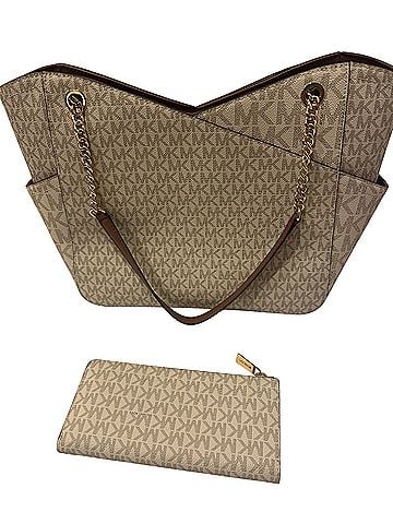 Michael Kors MK Tote Leather Tote (view 2)