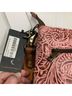 American Darling 100% Leather Solid Pink Brown Messenger One size - photo 5