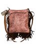 American Darling 100% Leather Solid Pink Brown Messenger One size - photo 2