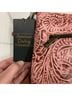 American Darling 100% Leather Solid Pink Brown Messenger One size - photo 4