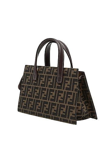 Fendi Fendi Zucca Handbag 0914750 Brown Canvas Leather Women's FENDI (view 2)