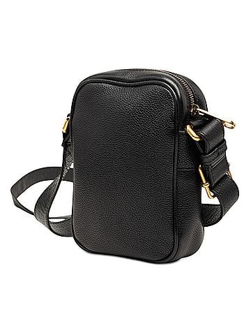 Gucci Gucci Logo Sherry Line Crossbody Shoulder Bag 574803 Black Leather Women's GUCCI (view 2)