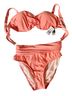 Athena Pink Two Piece Swimsuit Size 12 - photo 1