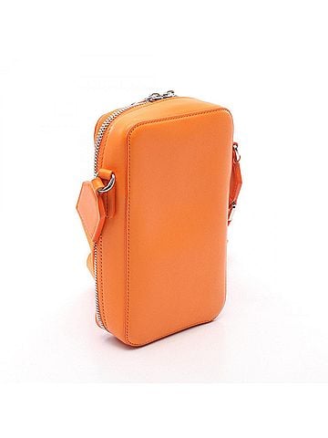 Loewe Loewe Vertical Crossbody Pocket Shoulder Bag Handbag Leather Men's Orange C565S59X01 (view 2)