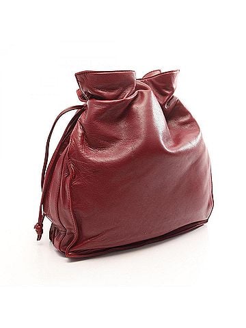 Loewe Loewe Anagram Shoulder Bag/Handbag, Leather, Women's, Bordeaux (view 2)