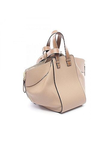 Loewe Loewe Hammock Small 2-Way Leather Handbag for Women, Beige (view 2)