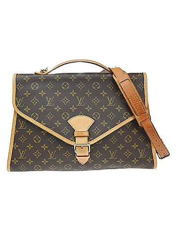 Louis Vuitton Beverly Briefcase Monogram Canvas Brown Canvas Briefcase Bag (view 1)