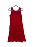 Ann Taylor 63% Polyester 33% Viscose 4% Spandex 100% Polyester Red Cocktail Dress Size 10 - photo 2