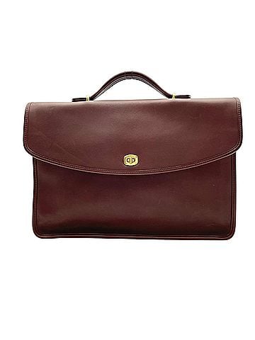 Coach Coach 5265 Old Turnlock Briefcase Business Bag Leather Brown Men's S21 (view 2)