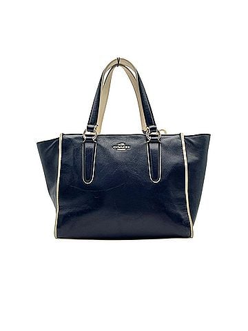 Coach Coach Crosby Carryall 35324 Leather Handbag Shoulder Bag Navy Women's S21 (view 2)