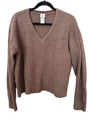 CAbi Mocha Pullover Pullover Sweater (view 2)