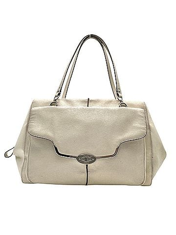 Coach Coach Madeline Carryall Handbag, Ivory Leather Shoulder Bag, Madison Collection S20 (view 2)